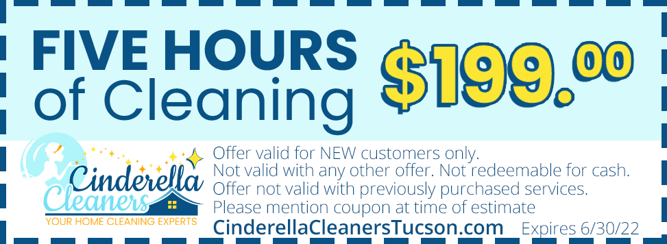 Coupon for Five Hours of Cleaning at $199.99