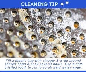Cleaning hacks for your showerhead
